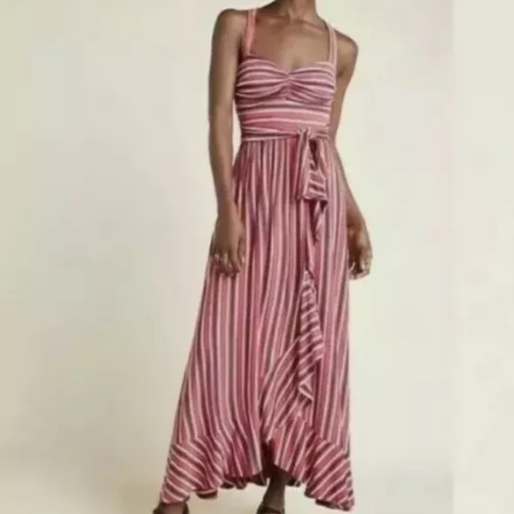 Anthropologie Dresses & Skirts - ❤️SOLD❤️Anthropologie Maeve Gabriela Striped Maxi Dress Small S New NWT